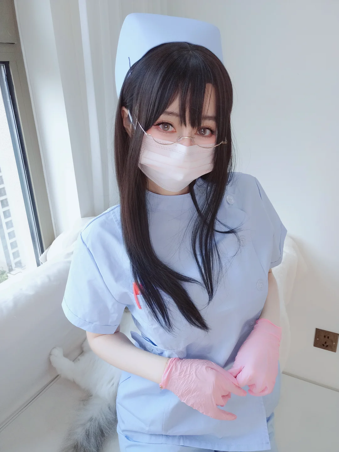 白银81 - 自摄Vol.95 蓝色护士 [162P,19V-3.13GB] tg@simisebaisi 【丝足阁】014.webp